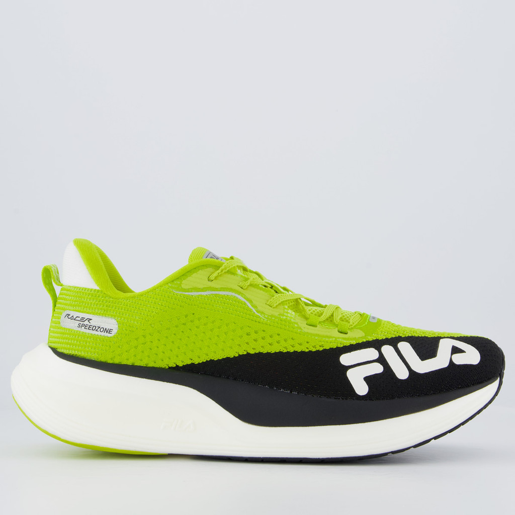 Tênis Fila Racer Speedzone Verde e Preto em Oferta na Shopee