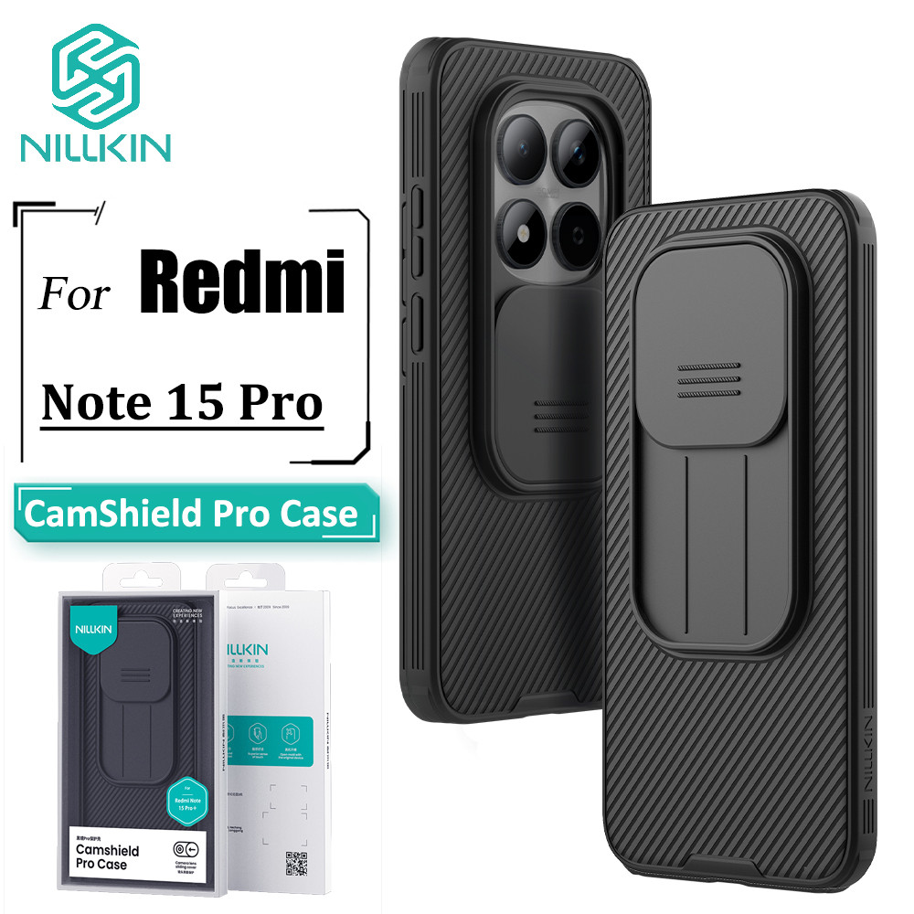 Nillkin Para Redmi Note 15 Pro 5G Caso CamShield Proteção Deslizante Da Câmera Capa Traseira À Prova De Choque em Oferta na Shopee