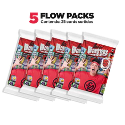 Kit 5 Flow Pack Cards Elo Monsters Enaldinho - Novo - Editora Pixel