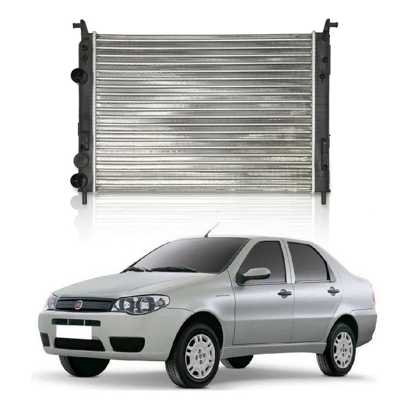 Radiador Agua Notus Siena 1.0 1.4 1.8 2004 A 2010 em Oferta na Shopee