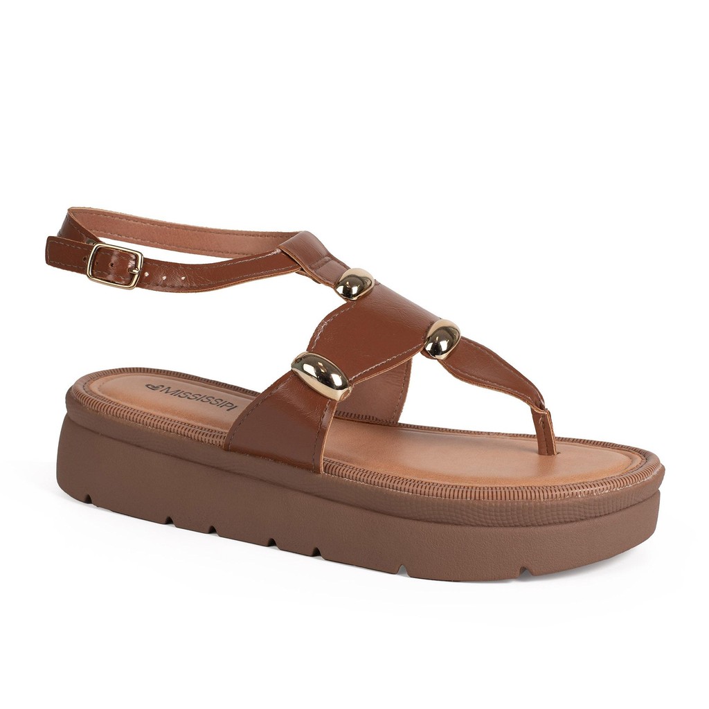 Sandália Mississipi Flatform Feminina MF991 em Oferta na Shopee