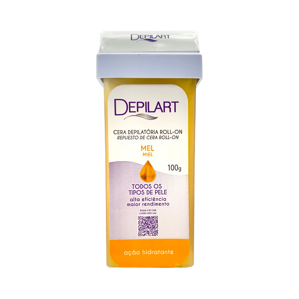 Cera Depilart Refil Roll-on Mel 100g em Oferta na Shopee