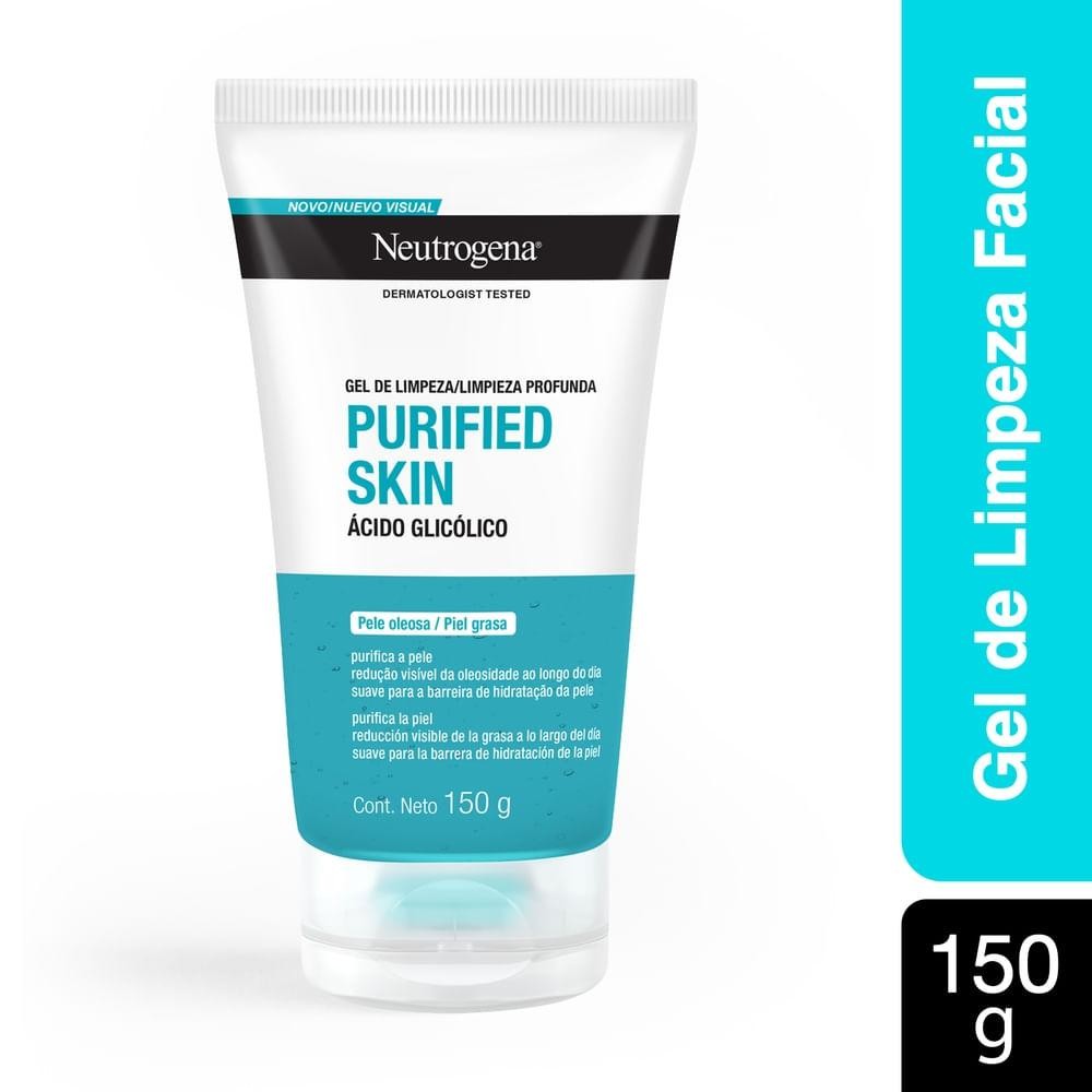 Neutrogena Purified Skin Gel De Limpeza Purificante 150G em Oferta na Shopee