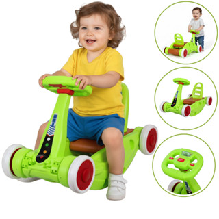 Brinquedo Carro de Balanço 3 em 1 Infantil  Andador e Gangorra - Castela em Oferta na Shopee