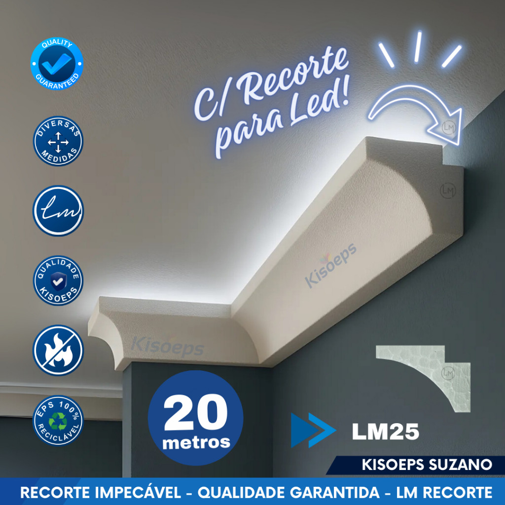 Sanca Isopor para Led: Onde Comprar | BuscaProdutos