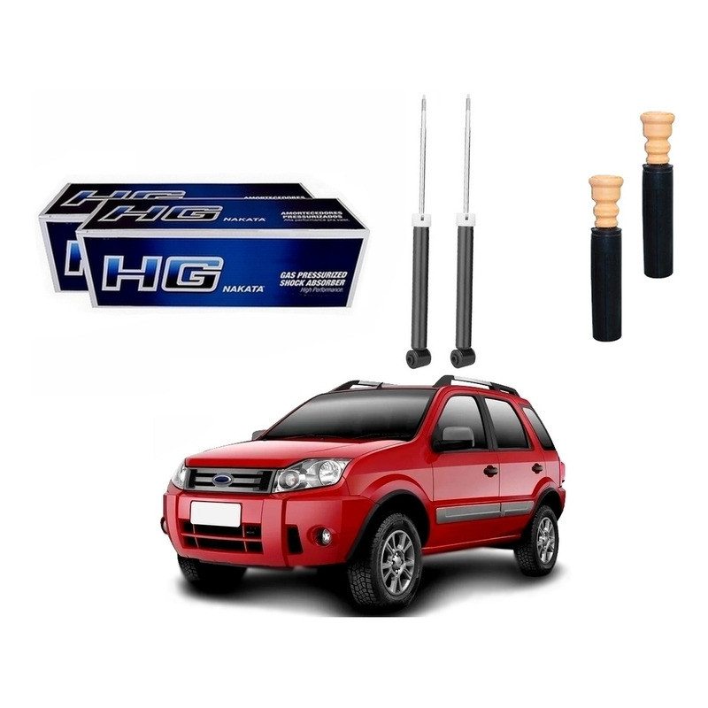 Kit Amortecedor Traseiro, Ecosport 1.6 2.0 2008 A 2012