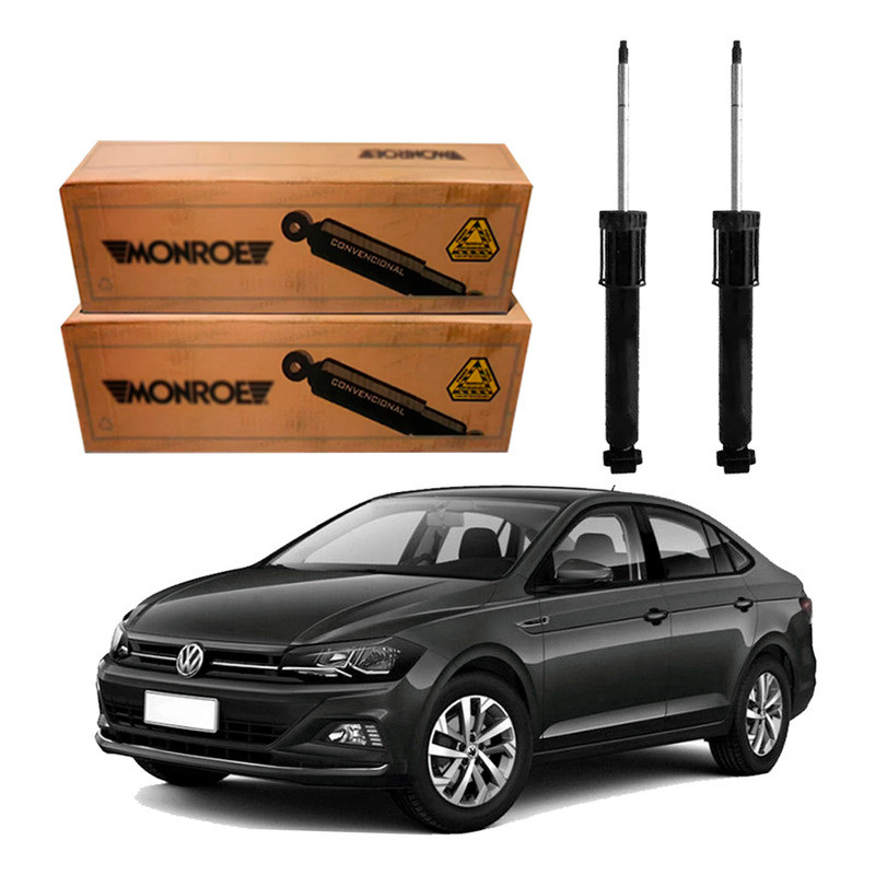 Par Amortecedor Traseiro Monroe Virtus 1.6 Msi 2018 A 2022 em Oferta na Shopee