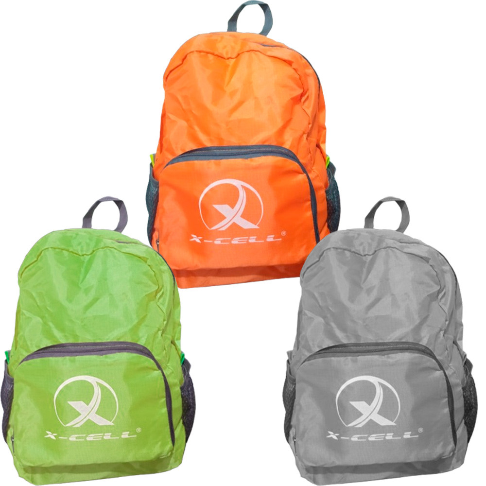 Mochila impermeável 2 bolsos de zíper XC-MH-01 X-cell - Verde