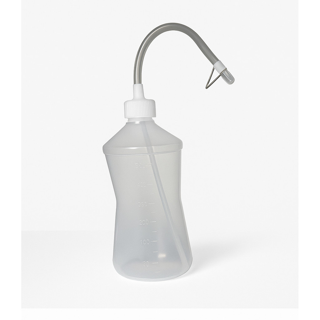 Frasco Almotolia Plástico Transparente Bico Curvo Bisnaga - 500ml - Unidade em Oferta na Shopee