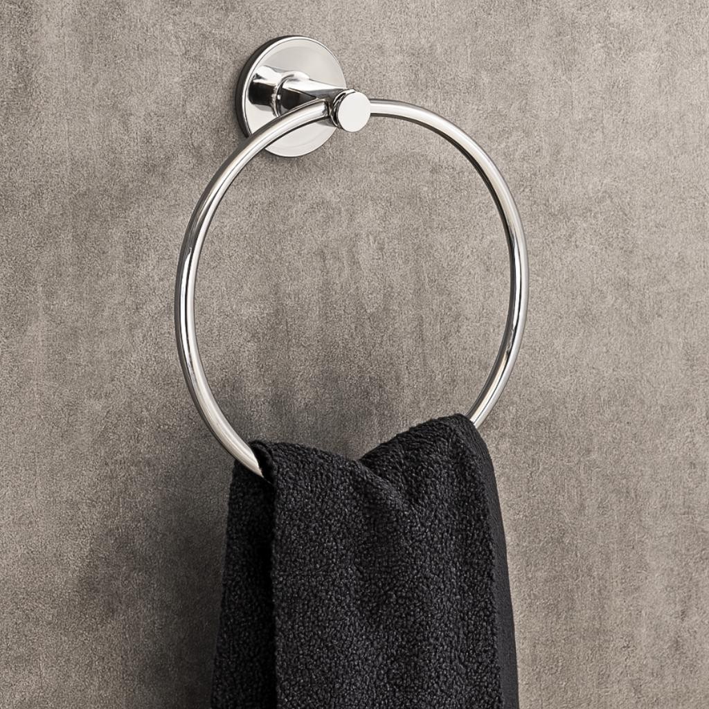 Porta Toalha de Rosto Argola com dupla fixação para Banheiros e Lavatórios em Oferta na Shopee