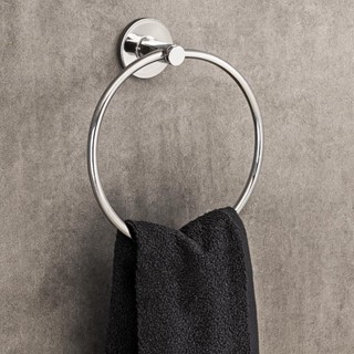 Porta Toalha de Rosto Argola com dupla fixação para Banheiros e Lavatórios em Oferta na Shopee