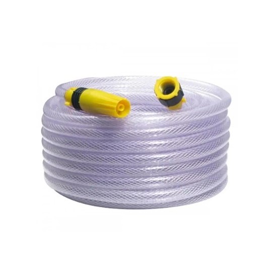 Mangueira De Jardim Trançada Transparente 1/2" Ibirá Jet Line Cristal em Oferta na Shopee
