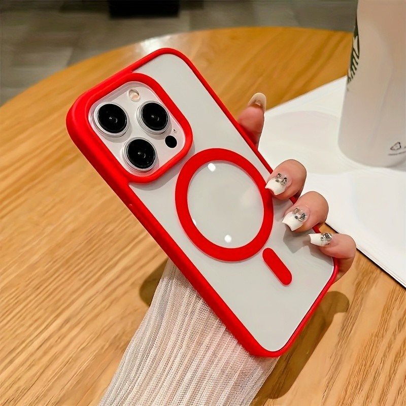 A Capa Magnética Premium É Adequada Para Iphone 16 Pro Max E Compatível Com Carregamento Sem Fio Modelos 15 , 14 , 13 ,