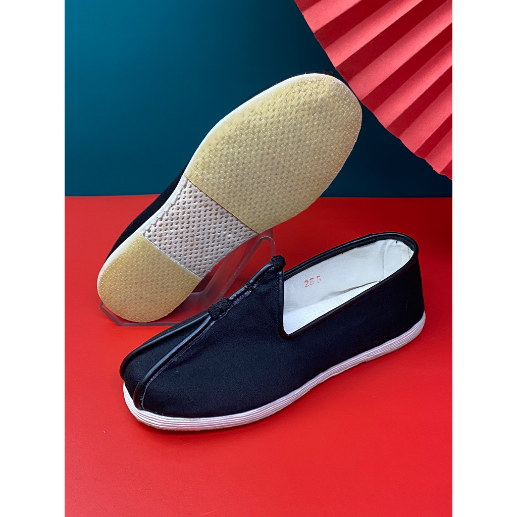 Bulongsheng velho pequim sapatos de pano masculino melaleuca sola taoísta Sprinkler sapatos Olecranon sapatos masculinos