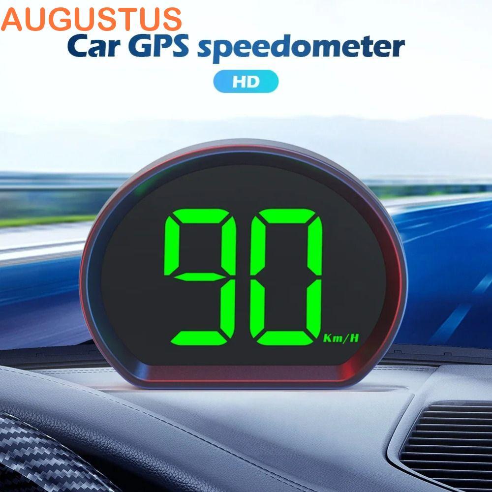 Velocímetro Digital Para Carro AUGUSTUS GPS , Display Universal HUD KMH/MPH , Medidor De Velocidade Portátil Veículo