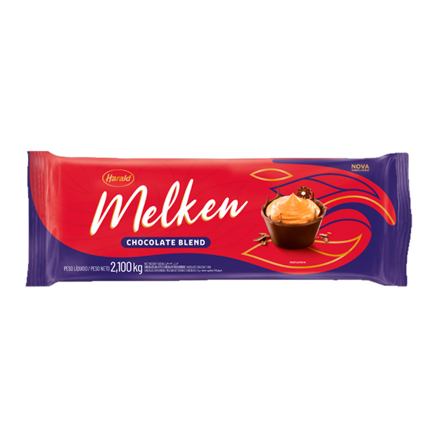 Chocolate em Barra Blend - Melken - 2,1kg - 1 unidade - Harald