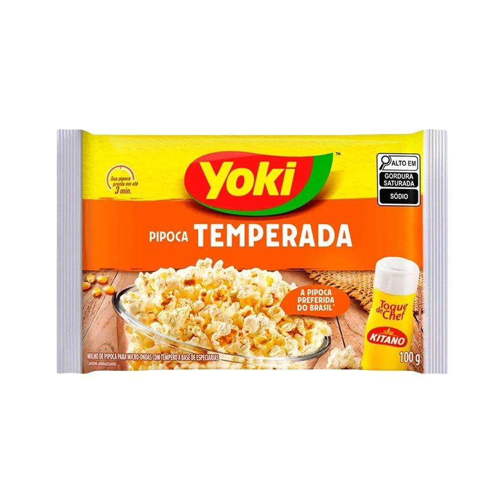 Milho de Pipoca Microondas Tok Chef 36 x 100g - Yoki