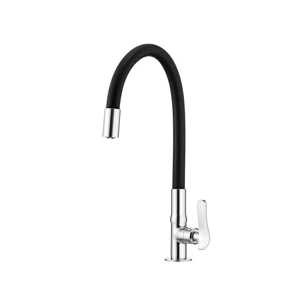 Torneira Para Cozinha Lorenzetti - Bica Flexível de Mesa 1177 B27 Preto