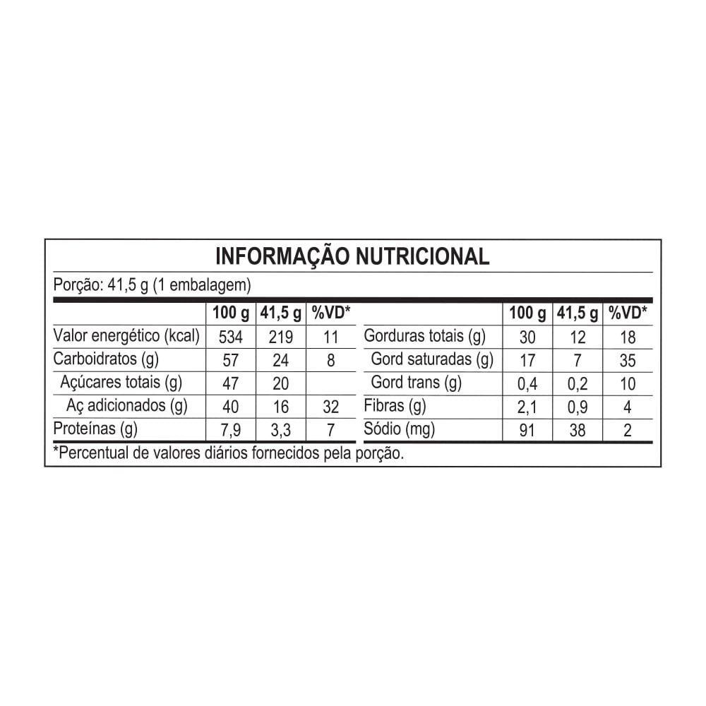 Chocolate Kitkat 4 Fingers Ao Leite 41,5g - Embalagem com 24 Unidades — imagem 2 de 2