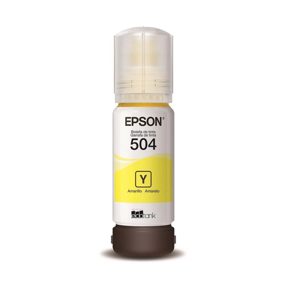 Refil De Tinta Epson T504422-BR Amarelo | Para Impressoras L4150|L4160|L4260|L6171|L6270|L14150|L6161|L6191