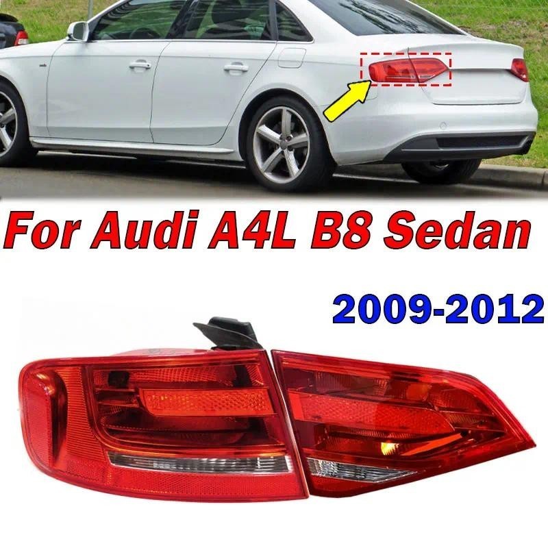 Acessórios Externos De Automóveis Para Audi A4L B8 Sedan 2009-2012 Carro Fora Dentro Traseiro Halogênio Luz Traseira Lâm