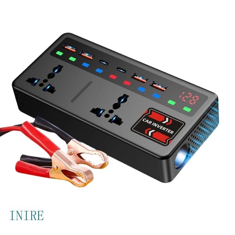 O Inversor Multiuso Do Veículo Caminhão De IRE 200W Converte A Saída De Energia 12V 24V 220V