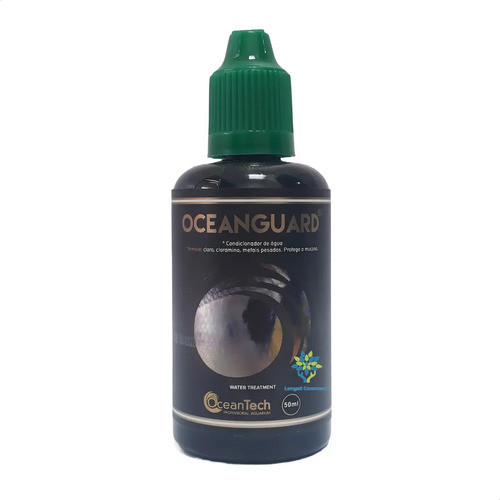 Anti Cloro Ocean Tech Para Aquario E Lago Ocean Guard 50ml