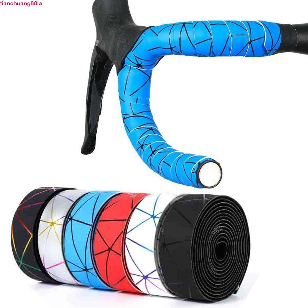 TIANCHUANG Fita Para Guidão De Bicicleta , 1 Par De Estrada , Anti-Vibração , Antiderrapante , EVA + PU , Barra