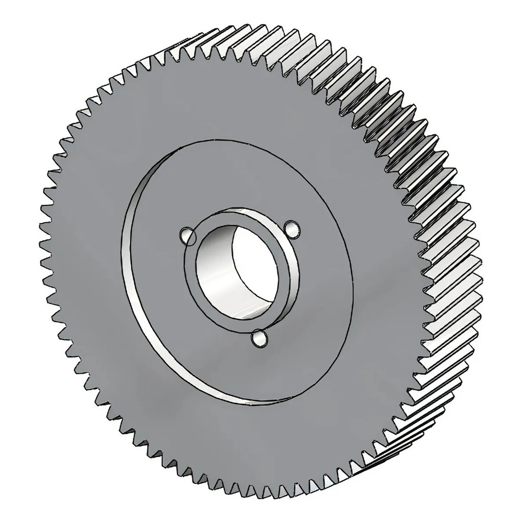 Engrenagem De Nylon Sorveteira 76 Dentes Refriarte Mod. Sv16