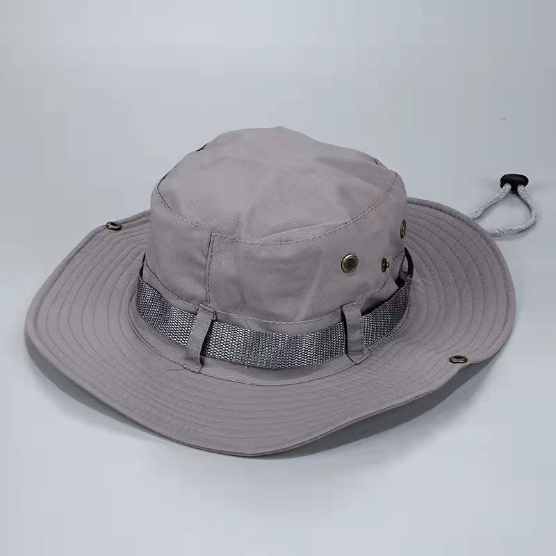Chapéu de Pescador Masculino para Verão, Chapéu de Sol com Aba Redonda, Chapéu de Pesca ao Ar Livre, Chapéu Boonie, Chap