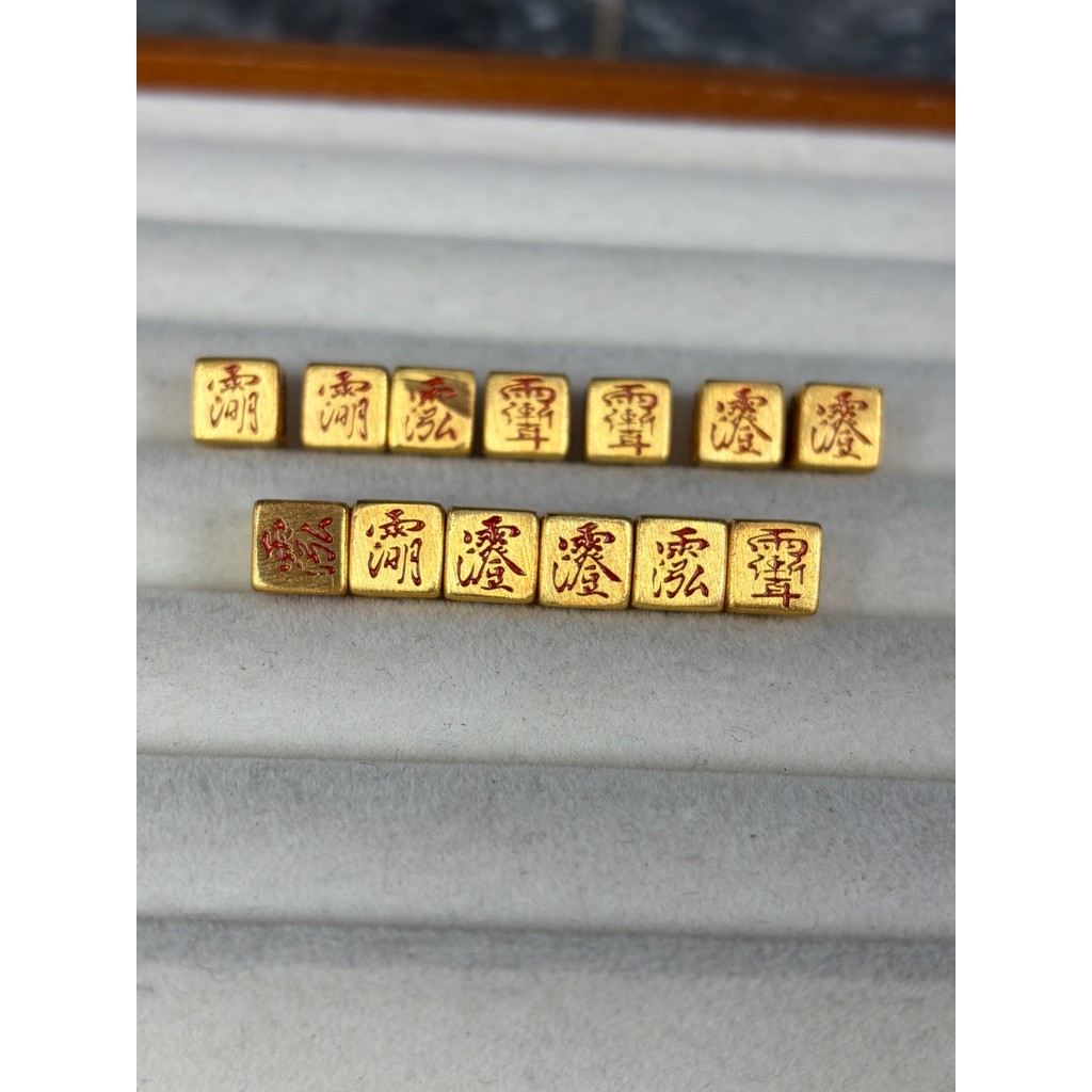 Cobre banhado a ouro chuva gradiente orelha cubo açúcar artesanal diy acessórios pulseira colar pingente acessórios moda