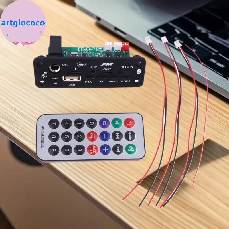 Artglococo 1 Conjunto 2 * 3W/5W Amplificador Reprodutor De Áudio Placa Decodificadora MP3 5V DIY MP3 Player Módulo De Rá