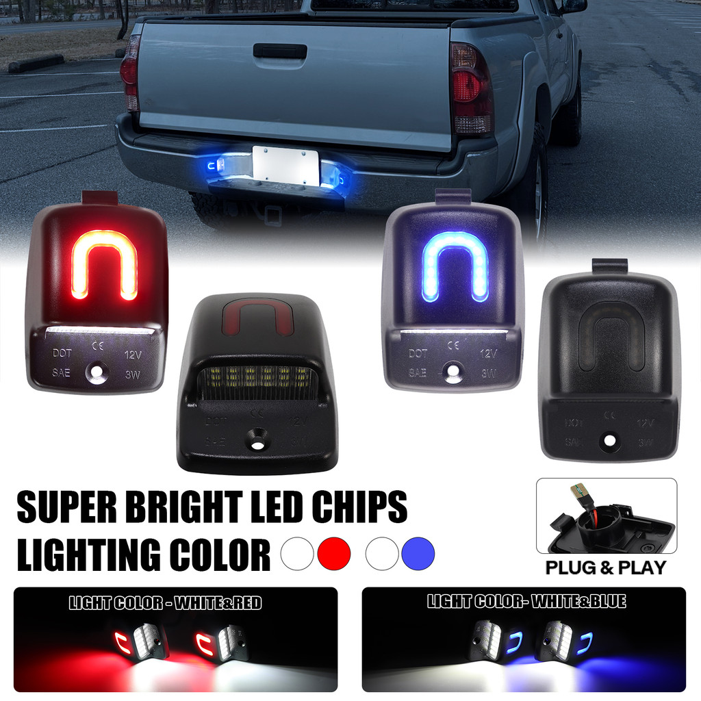 Nenhum Erro Traseiro LED Luzes Da Placa De Identificação Para Toyota Tacoma 2005-2015 Tundra 2000-2013 Acessórios Automó