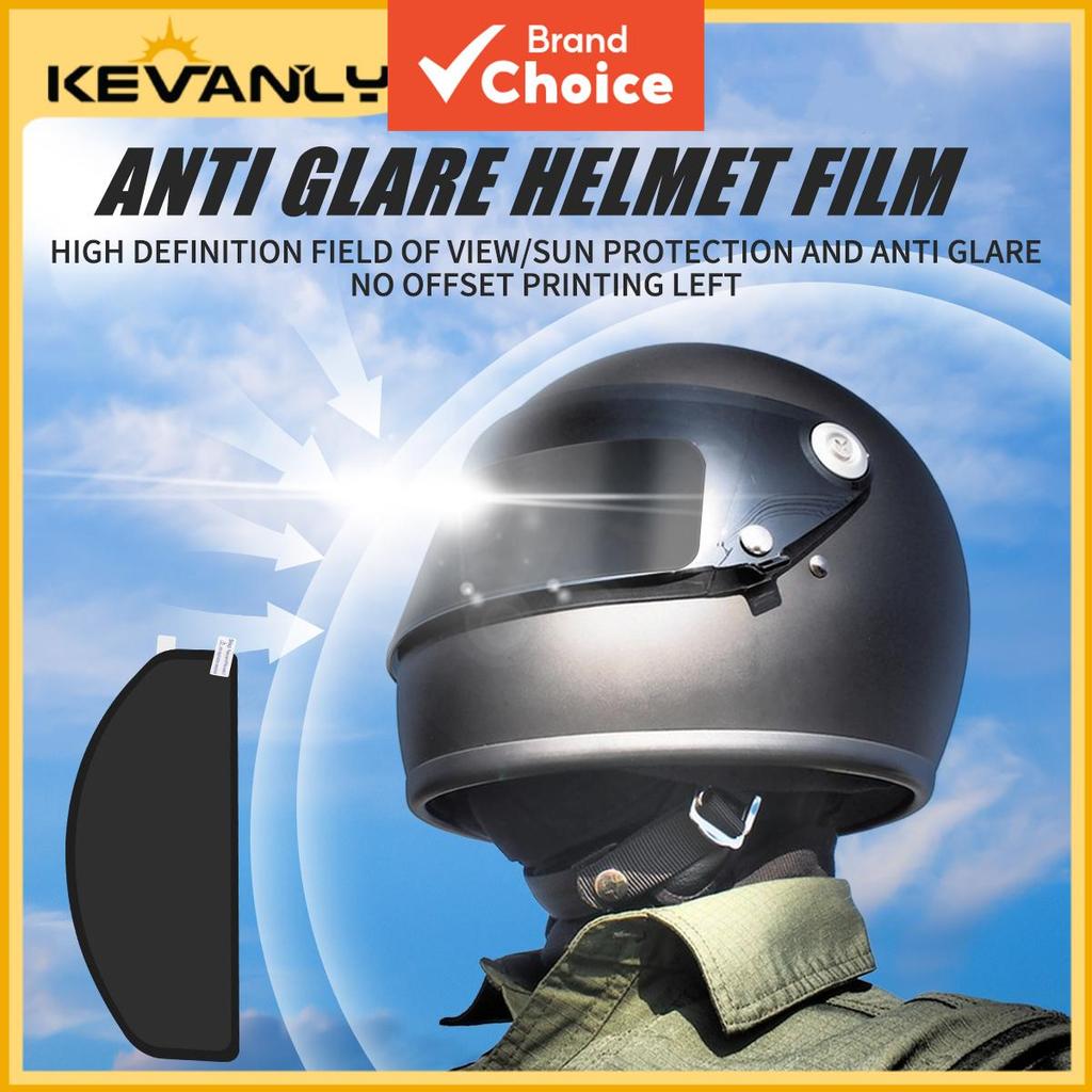 KEVANLY 1 unidade Adesivo de Protetor Solar para Capacete de Motocicleta, Película Protetora Física para o Rosto, Filme