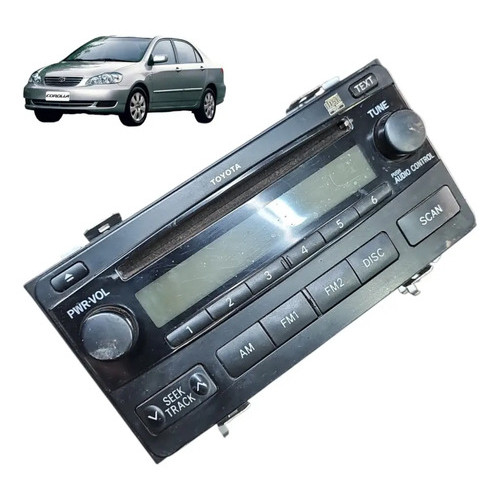 Radio Som Cd Player Original Toyota Corolla 2003 A 2008