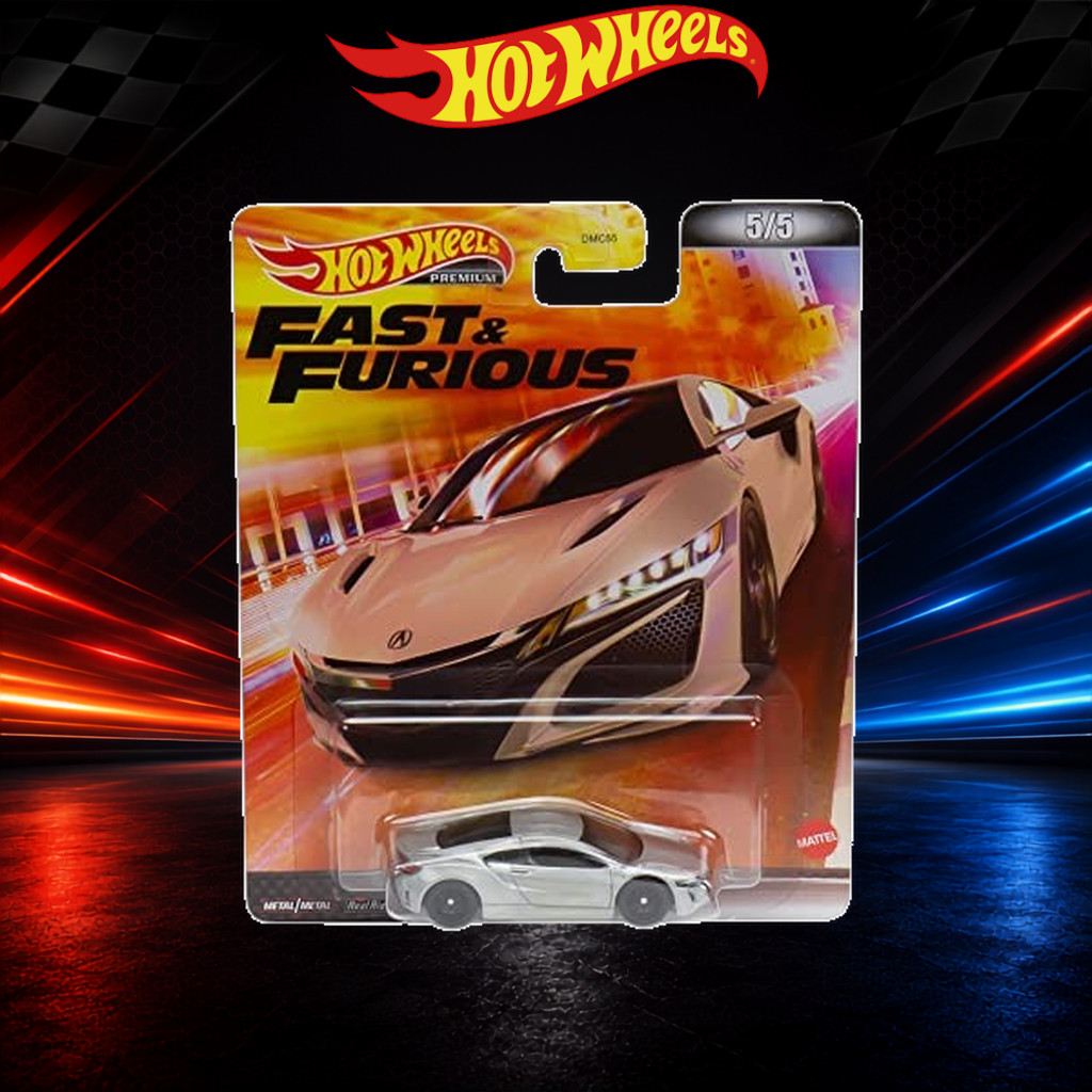 Hot Wheels Retro Entertainment Fast & Furious '17 Acura NSX HCP30 1:64 Die-Cast Mini Car