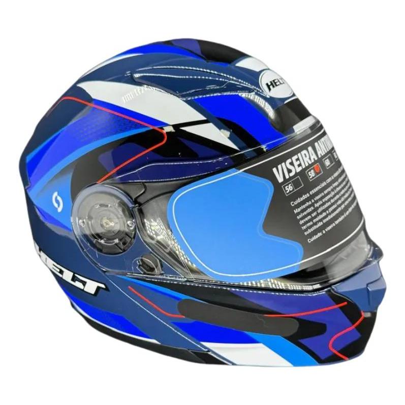 Capacete Articulado Robocop Tamanho 60 Helt Hippo Glass