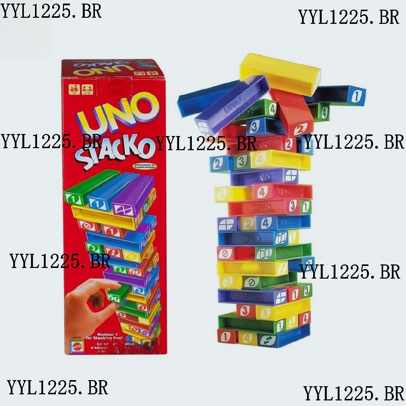 UNO STACKO O Mini Jogo De Tabuleiro De Empilhamento