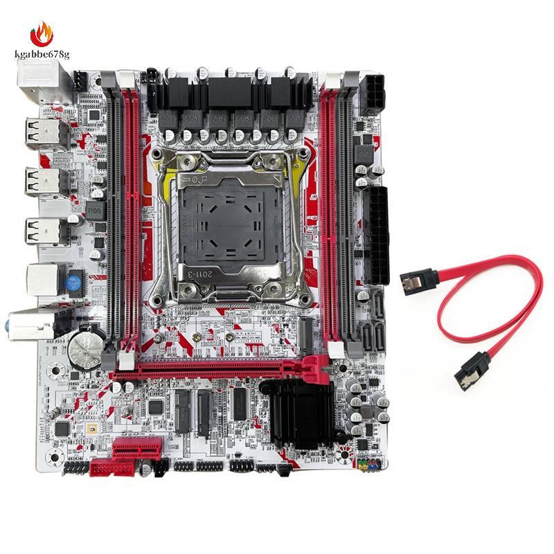 X99 Placa-Mãe X99G757 Para Jogos De Mesa LGA 2011-3 DDR3 HM55 Chip Suporte E5 2666/2673/2676/2678/2696 V3 CPU kgabbe678g