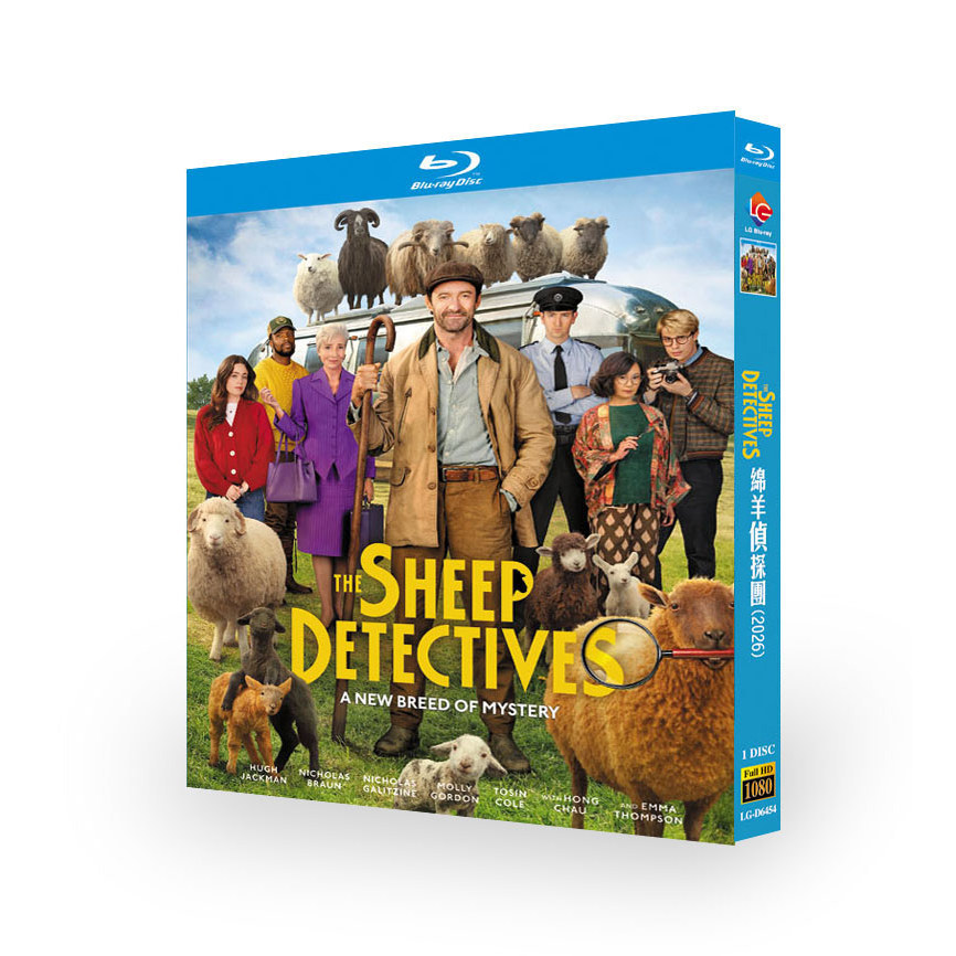 Blu-ray Disc Filme Americano Três Sacos Completos : Um Detetive Ovelha/Os Detetives Ovelhas (2026) 1BD G01