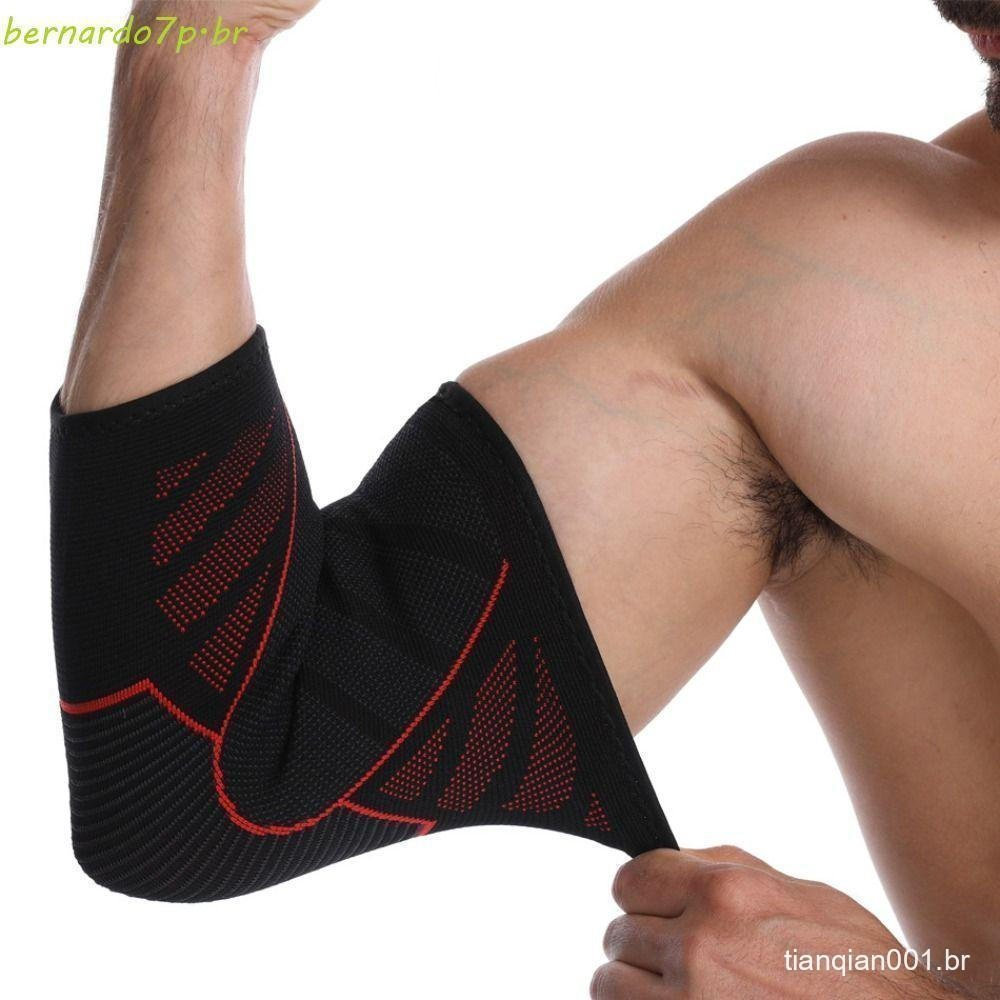 Cinta De Cotovelo BNARDO Fitness , Almofadas De Suporte De Compressão Antiderrapantes De Nylon , Almofada De Braço Respi