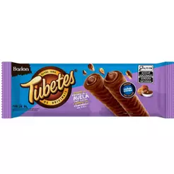 Barion Rolinho Wafer Bau Rech Avelã Cob Choc Tubetes 80G