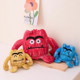 Meu emocional pequeno monstro boneca brinquedo de pelúcia bonito engraçado Ragdoll mão fantoche imagem livro auxiliares 