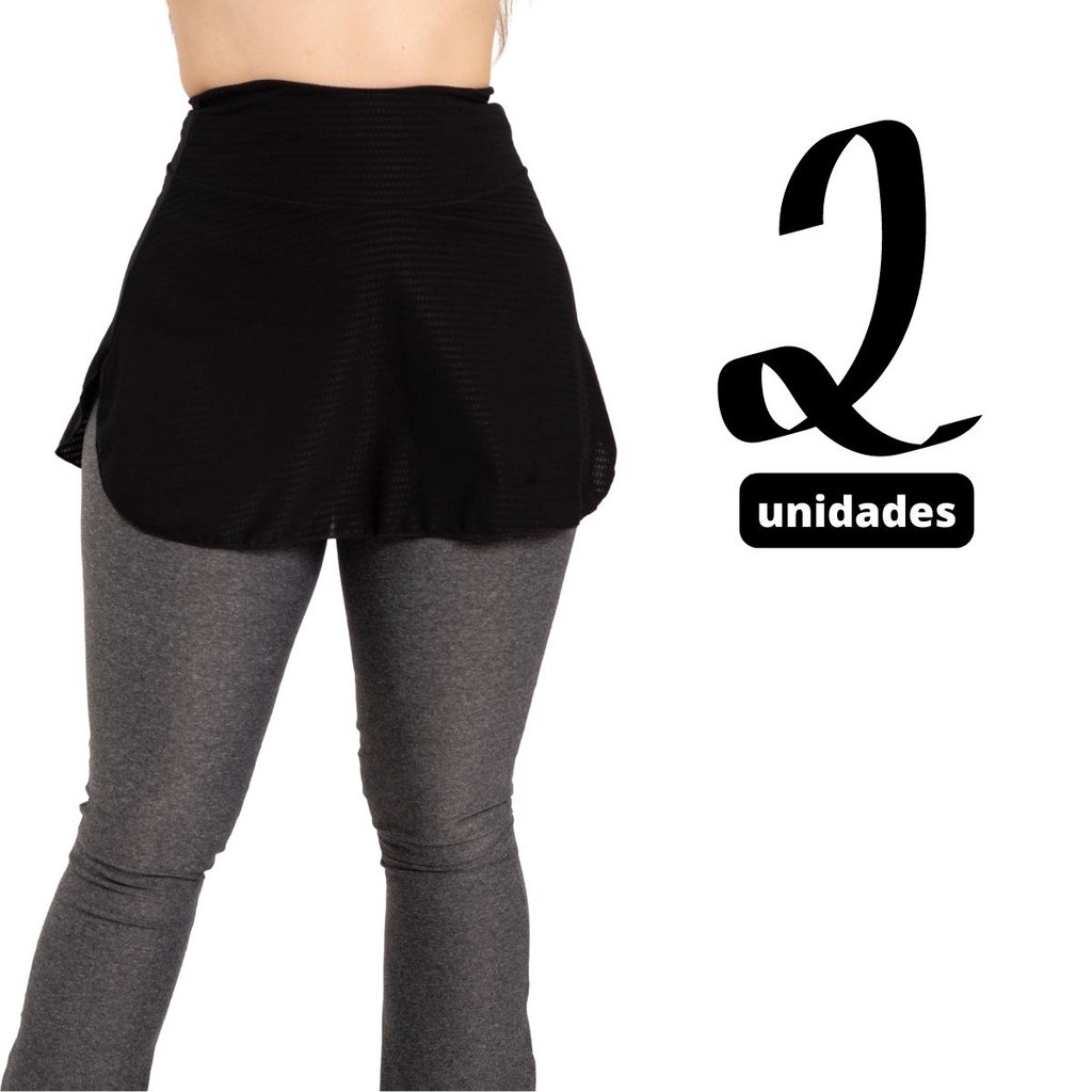 Kit 2 Saia Tapa Bumbum P/ Treino Academia Musculação Cardio em Oferta na Shopee