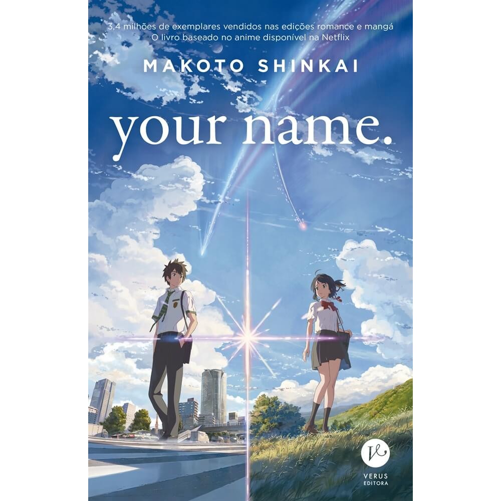 Capa do livro Livro - Your name - por Makoto Shinkai - Editora Verus