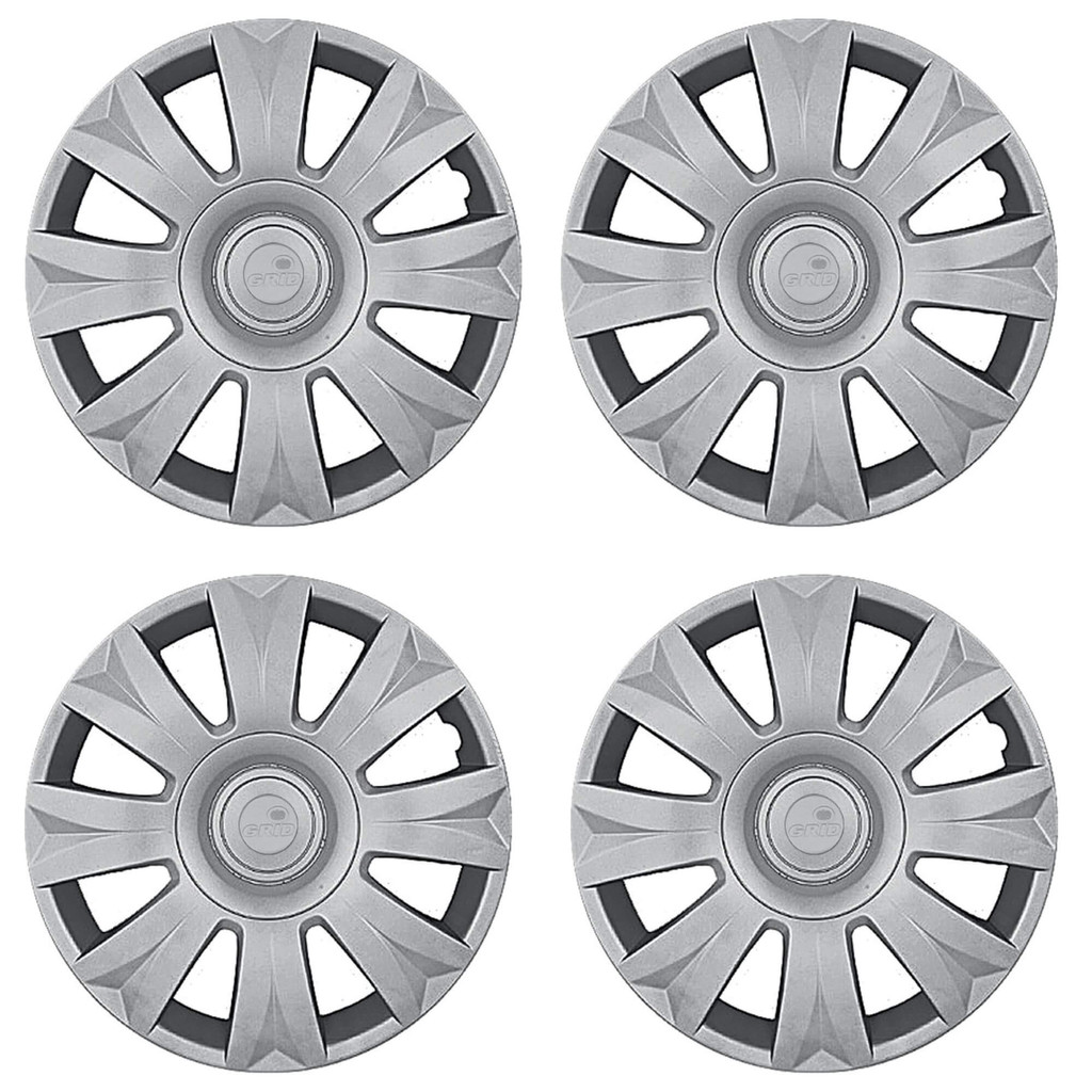 Calota Aro 15" cor Prata Modelo C3 14/15 Jogo c/ 4 Calotas Grid - 169AR-PTA-E