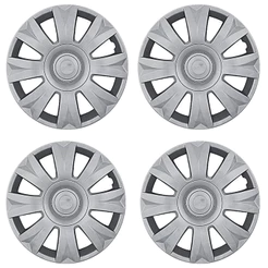 Calota Aro 15" cor Prata Modelo C3 14/15 Jogo c/ 4 Calotas Grid - 169AR-PTA-E