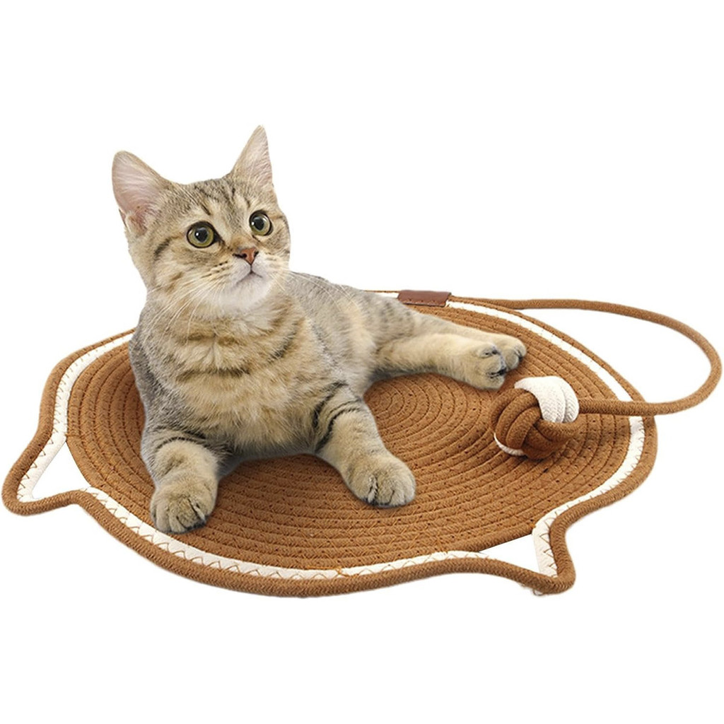 Arranhador Tapete Cama Gato Pet Felino Animais Estimaçao Brinquedo Confortavel Relaxante Anti Estresse Petshop Casa