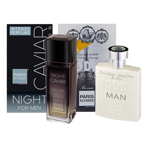 Kit 1 Night Caviar + 1 Vodka Man - Paris Elysees