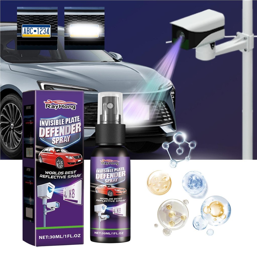 Número Da Placa De Licença Do Carro Spray Corretivo Invisível Revestimento Transparente Casaco cupionbr em Oferta na Shopee